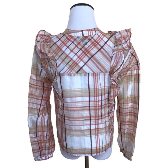 Anthropologie Current Air Polly Peasant Blouse - Picture 7 of 10